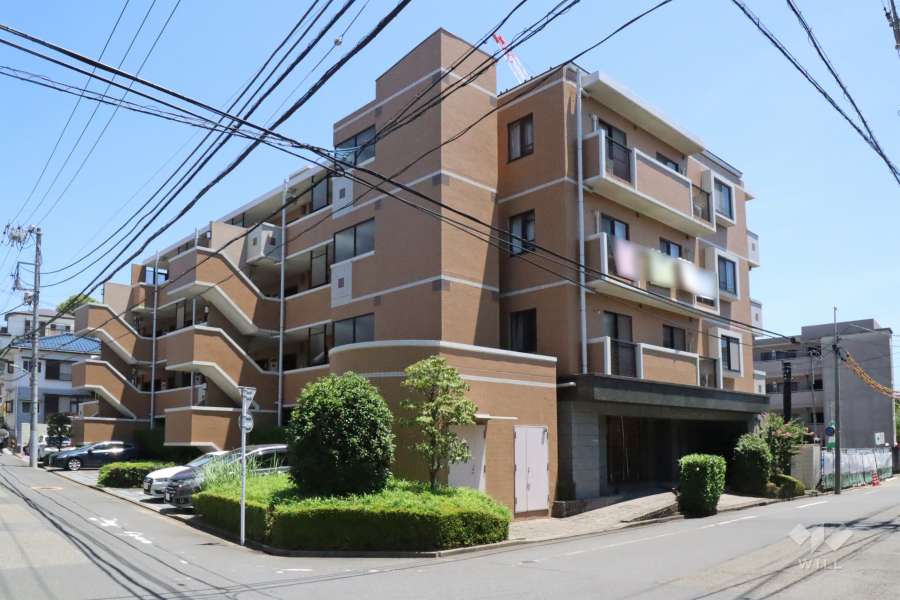 クレッセント西馬込3の外観(西側から)