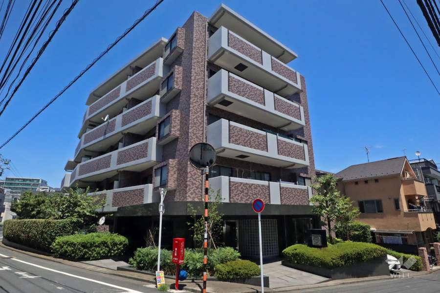 クレッセント西馬込2の外観（南西側から）