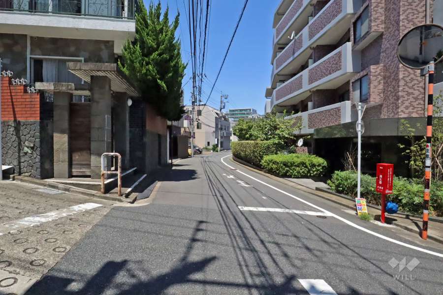 敷地南西側道路
