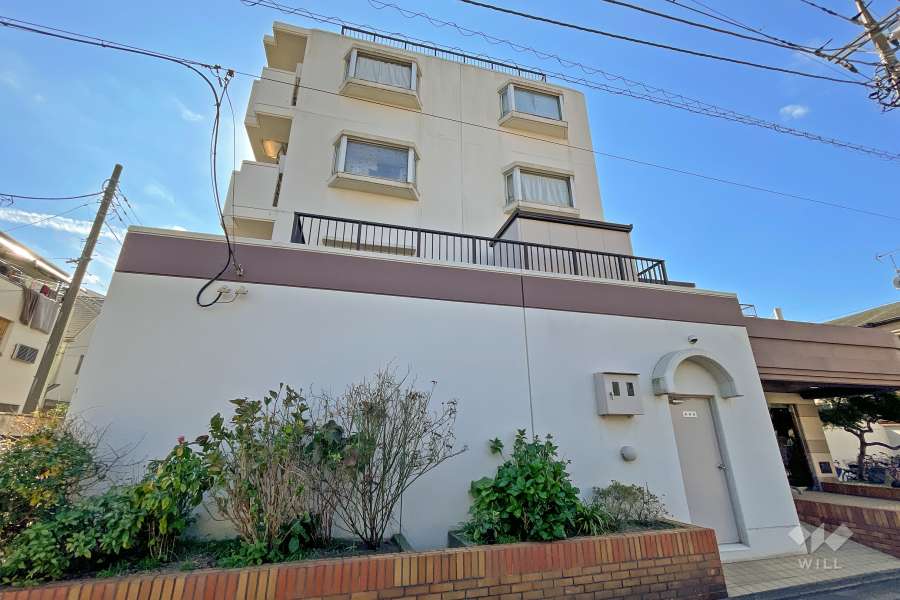 西六郷ダイヤモンドマンションの外観（北側から）