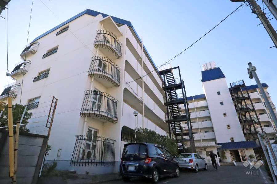 秀和多摩川レジデンスの外観（北東側から）