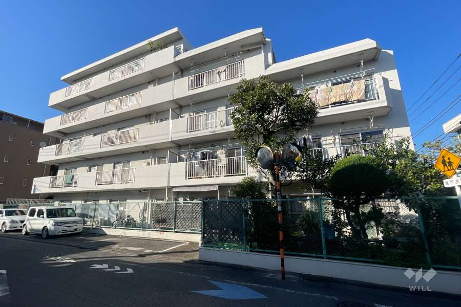 エンゼルハイム西六郷の外観（東側から）