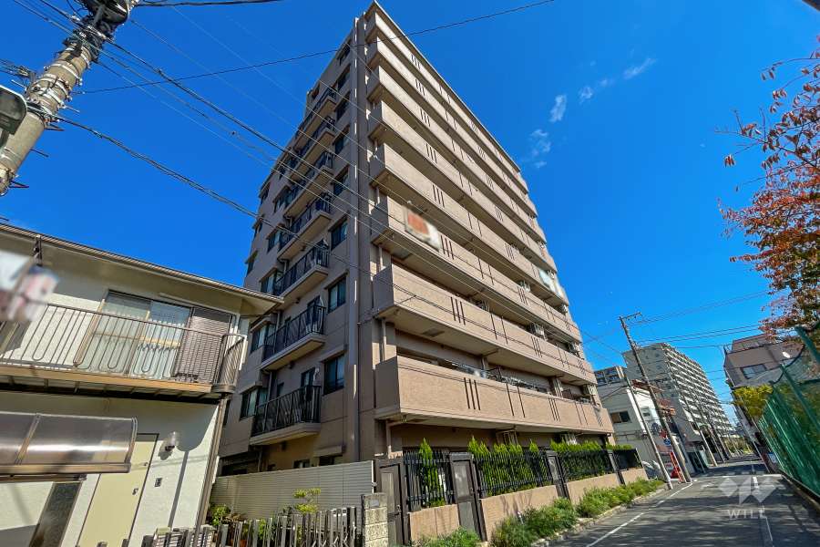 ナイスパークフロンテージ西六郷の外観（南西側から）