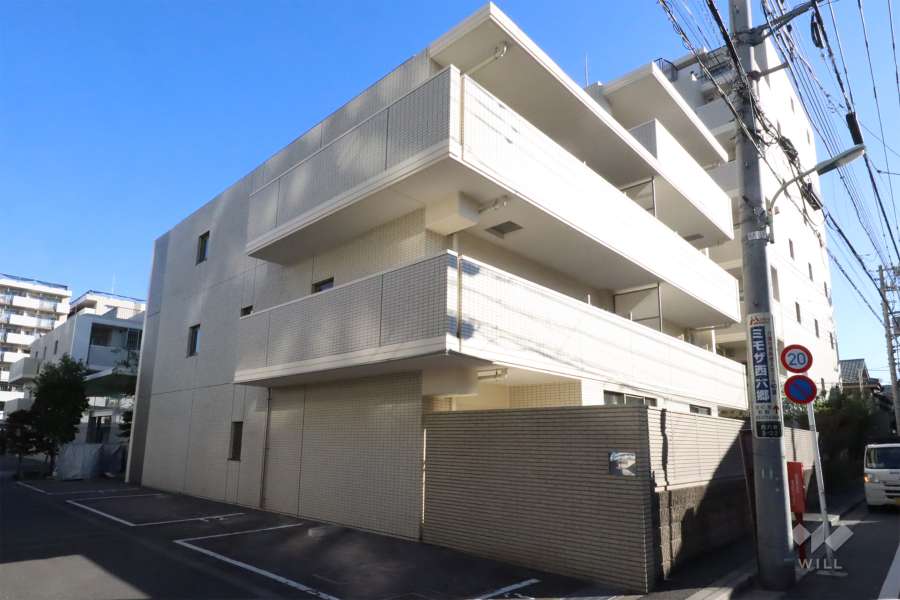 イニシア大田六郷の外観(北西側から)　