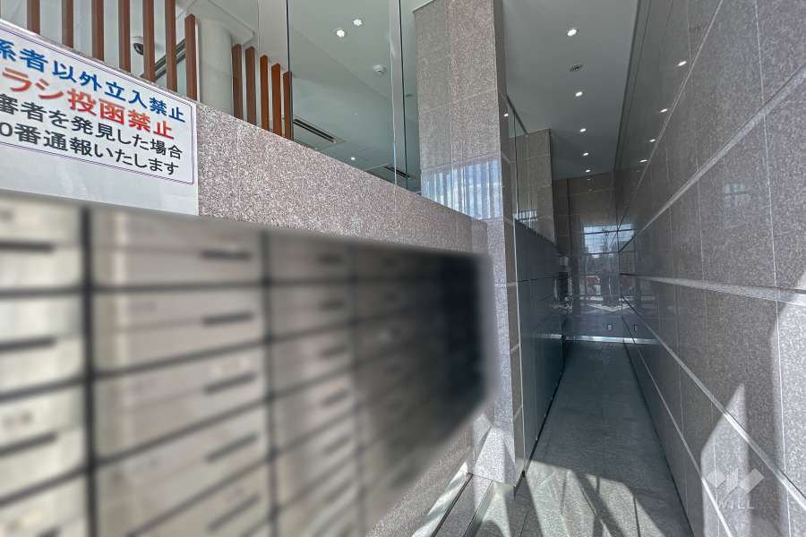 共用ポストと宅配ボックス