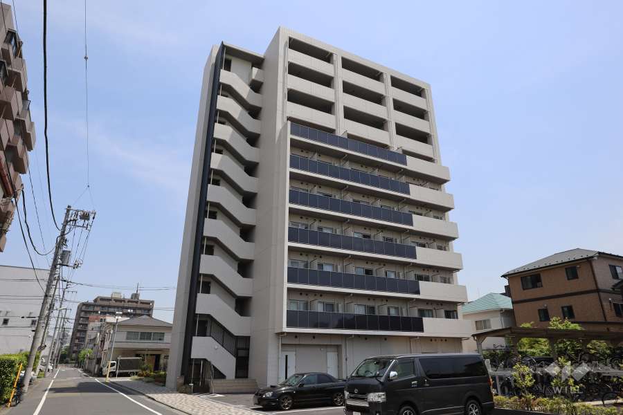 クレヴィスタ多摩川六郷の外観（西側から）