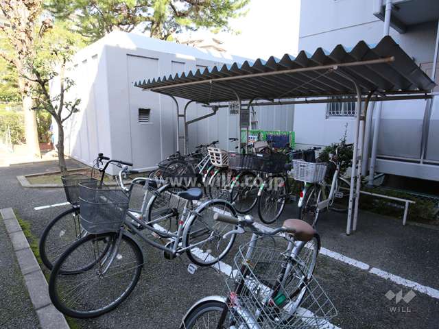 来客用、子供用の駐輪場