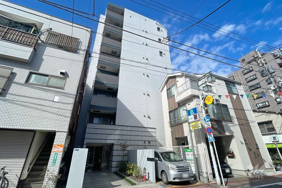 グランドコンシェルジュ蒲田イーストの外観（東側から）