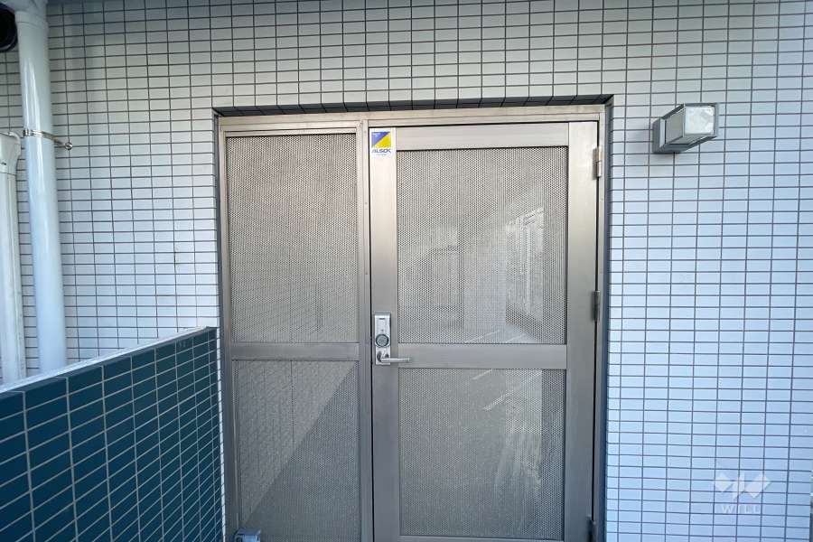 バイク置場の出入り口