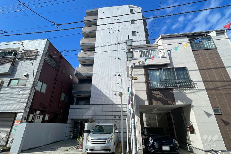 グランドコンシェルジュ蒲田イーストの外観（北東側から）