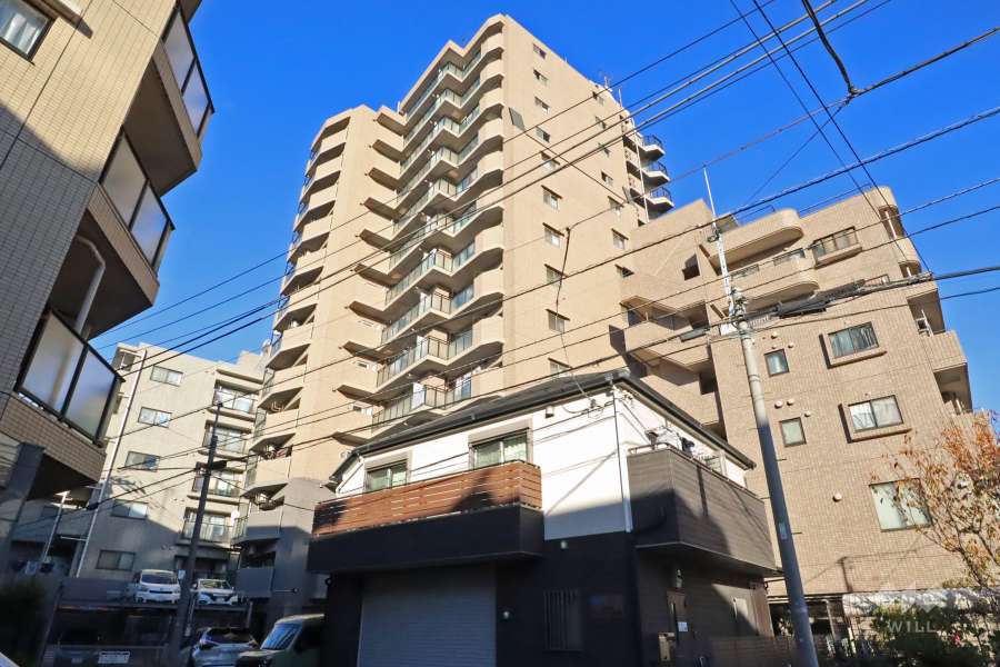 ライオンズマンション大鳥居第2の外観（南西側から）