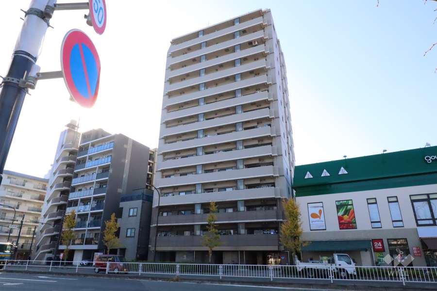 グランイーグル西糀谷３の外観(北東側から)