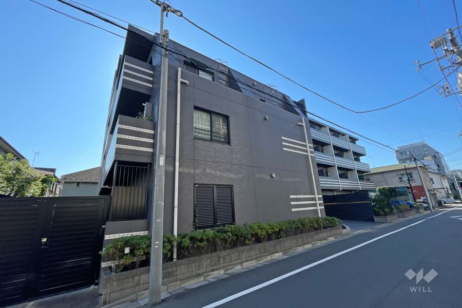 ステージグランデ大鳥居アジールコートの外観（北東側から）