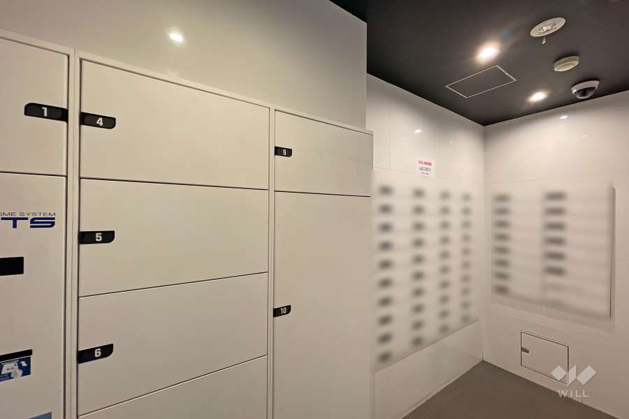 共用ポストと宅配ボックス