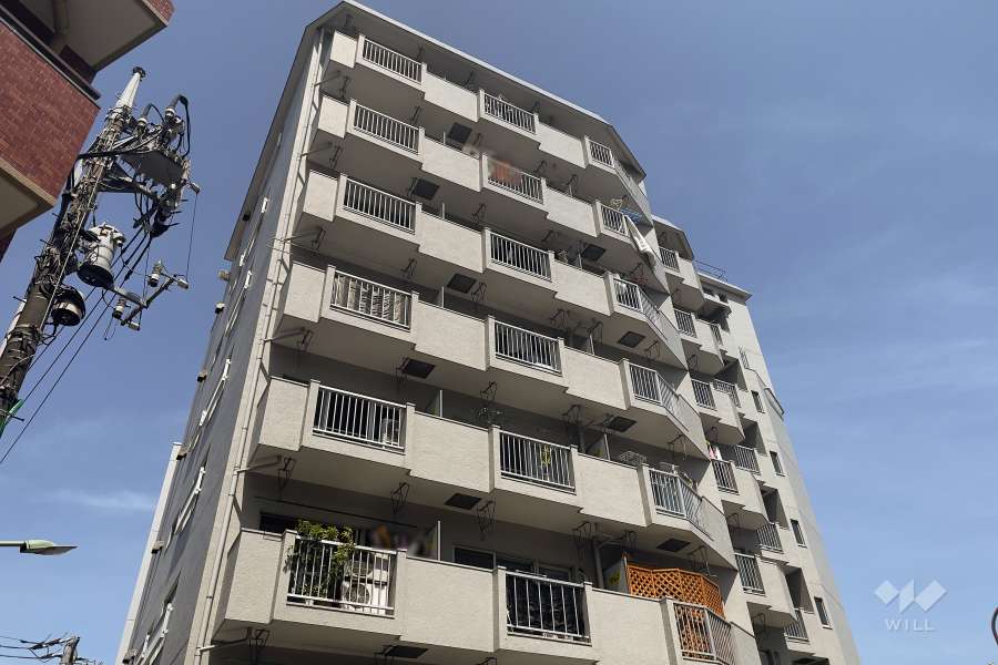 ニックハイム石川台の外観（南東側から）