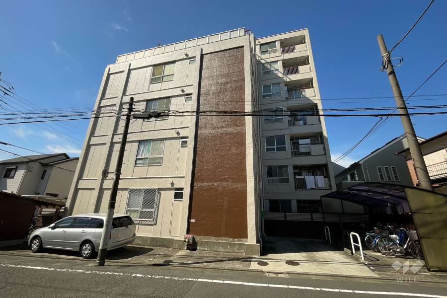 石川台コーポラスの外観（北東側から）