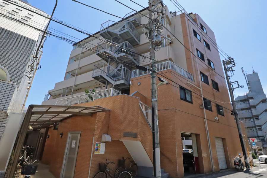 グリーンヒル洗足池の外観（西側から）