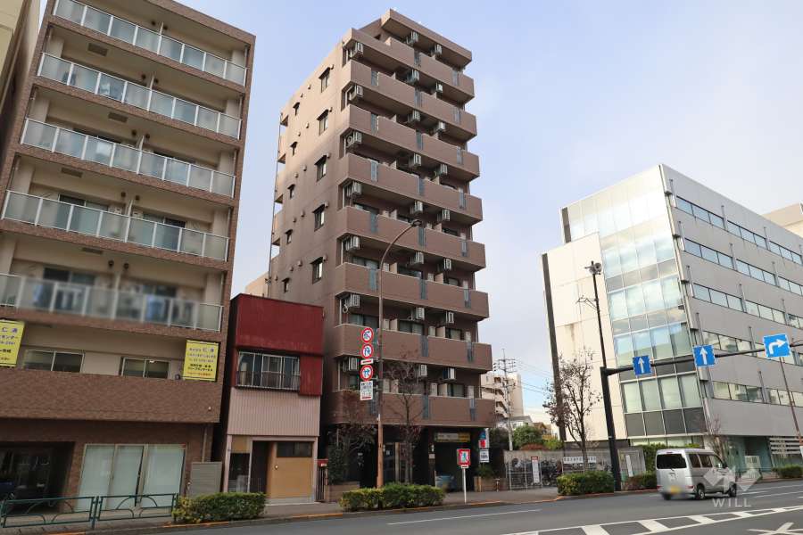 エクシム雪谷大塚の外観（南東側から）