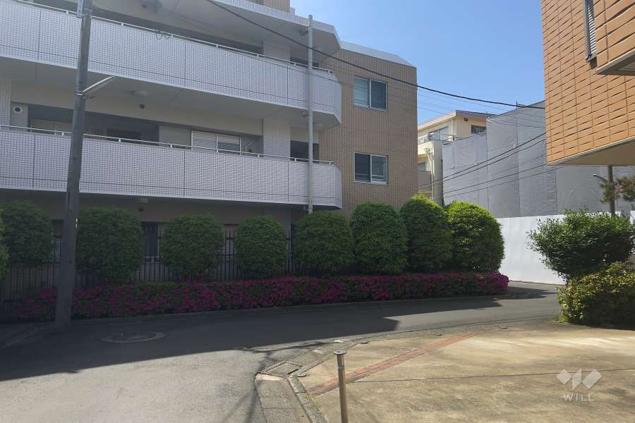 敷地北東側の前面道路