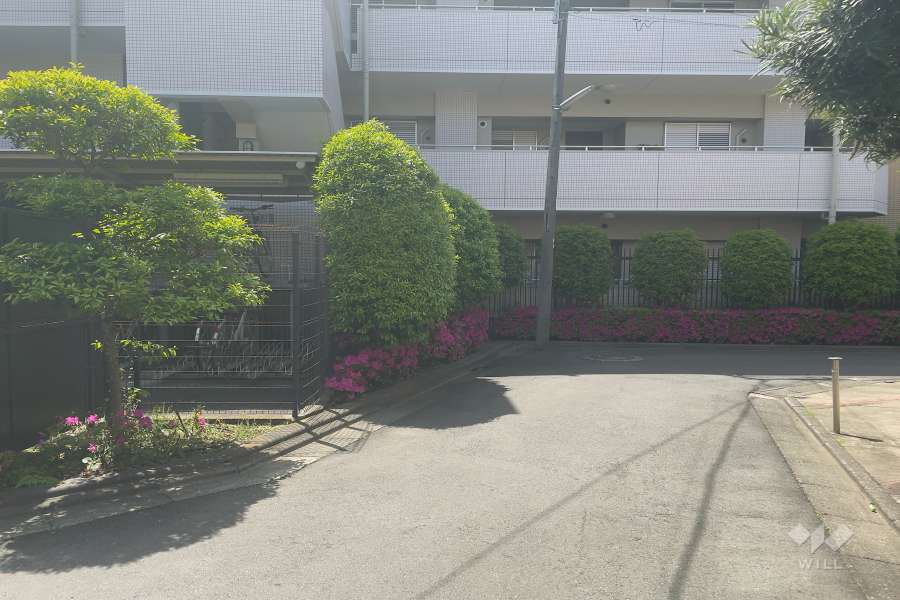 敷地北東側の前面道路