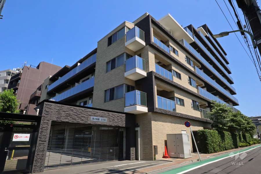 ライオンズ雪が谷大塚レジデンスの外観(北西側から)