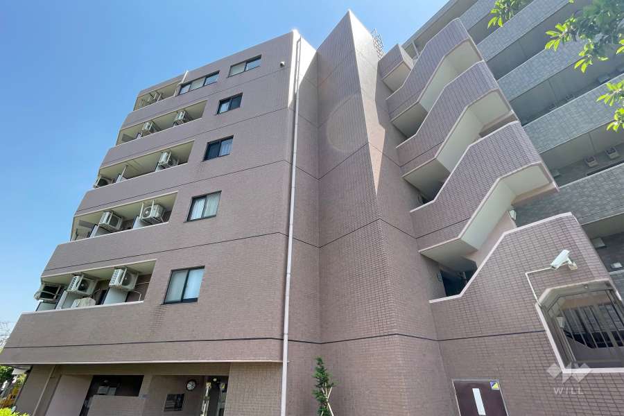 ロイヤルガーデン千鳥町の外観（南西側から）