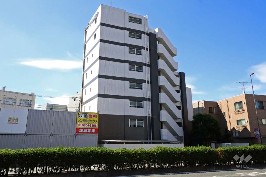 ジーベック千鳥町の外観(南東側から)