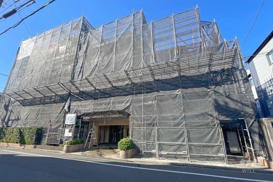 マイキャッスル千鳥町の外観（北東側から）