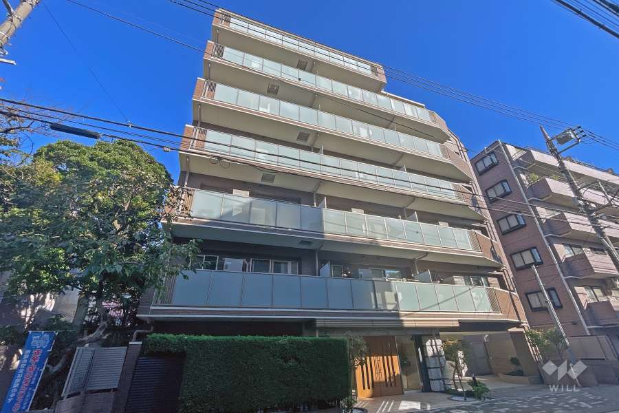 スタジオデン千鳥町前の外観（南西側から）