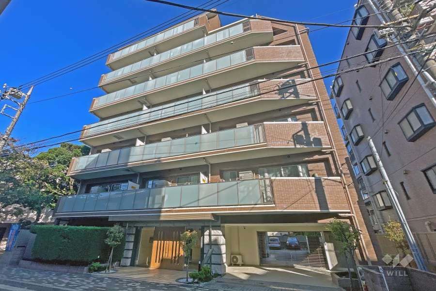 スタジオデン千鳥町前の外観（南東側から）