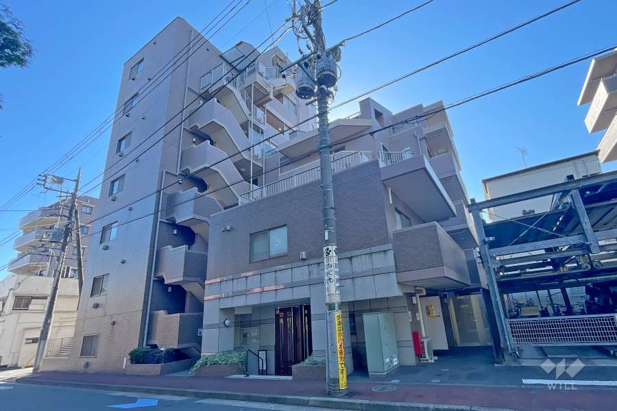 ライフレビュー千鳥町パークフロントの外観（北側から）
