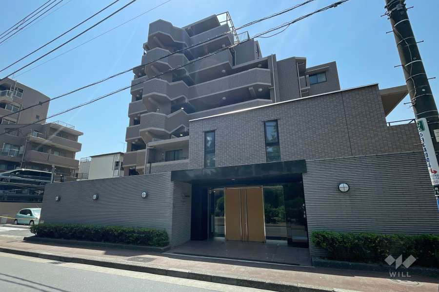 コスモ千鳥町エクセラの外観（北西側から）