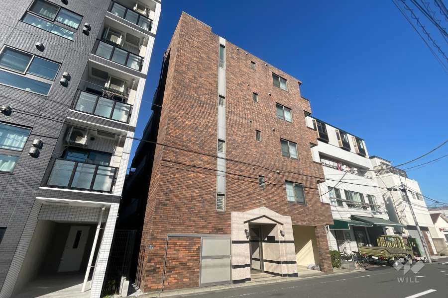 シンシティー多摩川の外観（南西側から）