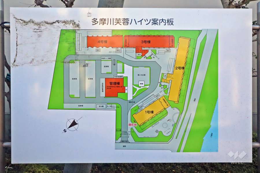 マンションの全体図