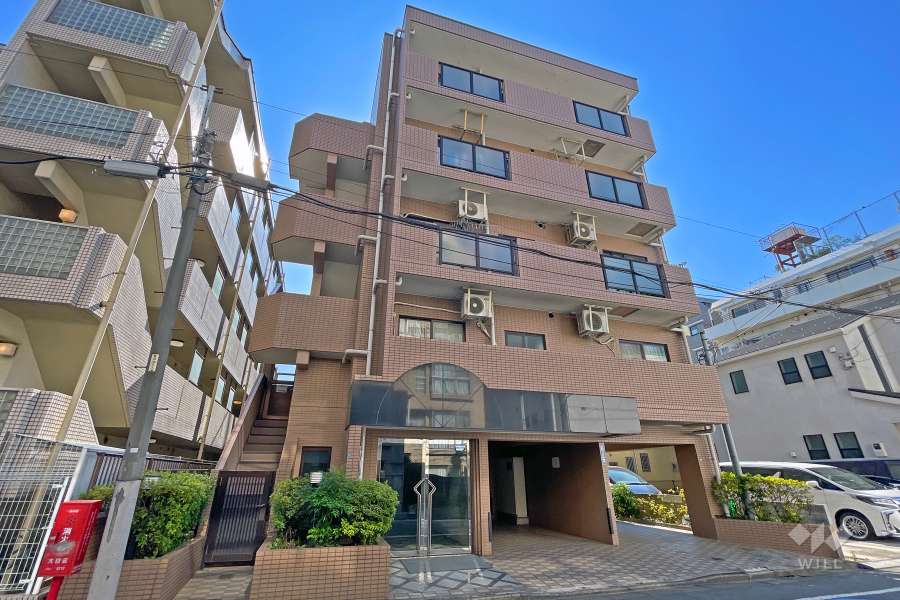 マイキャッスル多摩川２の外観（北東側から）