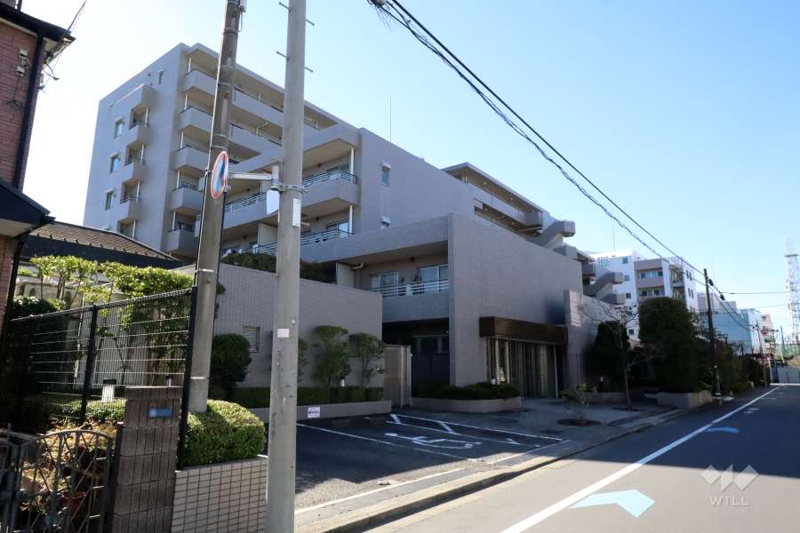 多摩川南パークハウスの外観(北東側から)