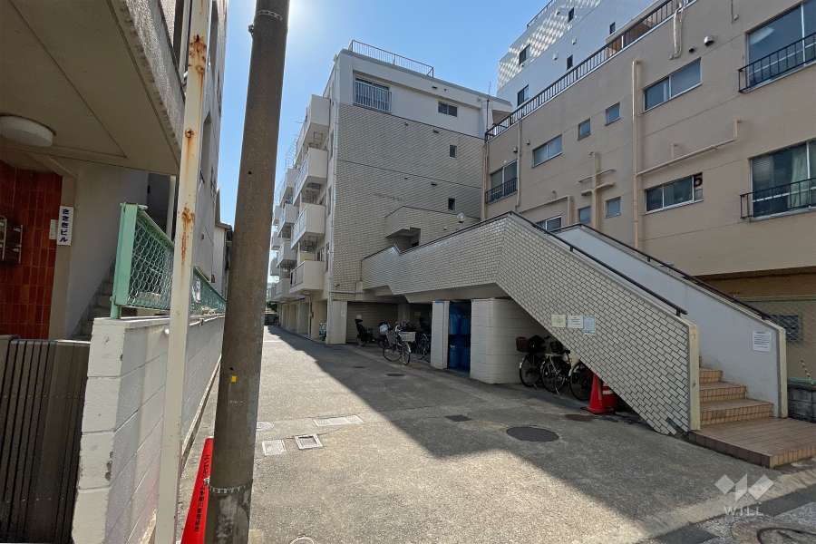 エンゼルハイム多摩川の外観（北東側から）