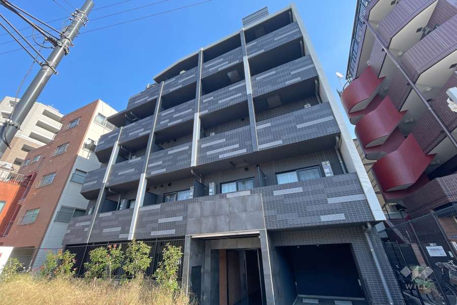 ラフィスタ多摩川の外観（南西側から）