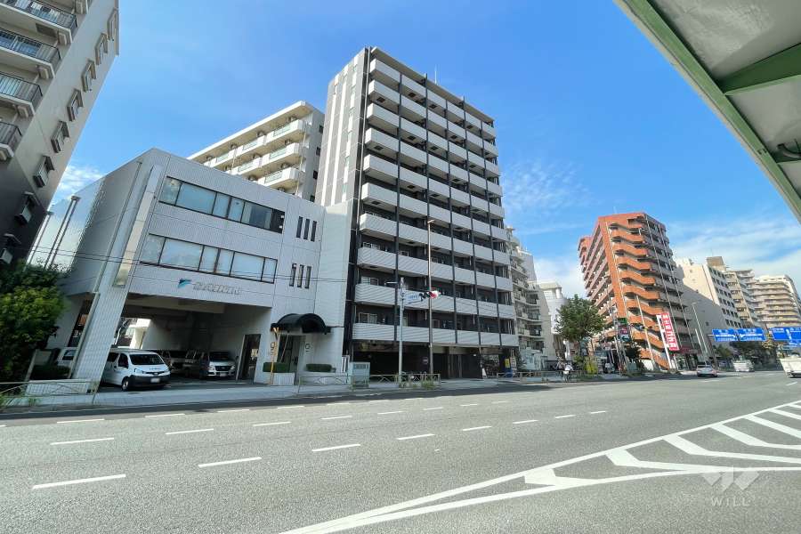 ジーベック平和島の外観（南東側から）　