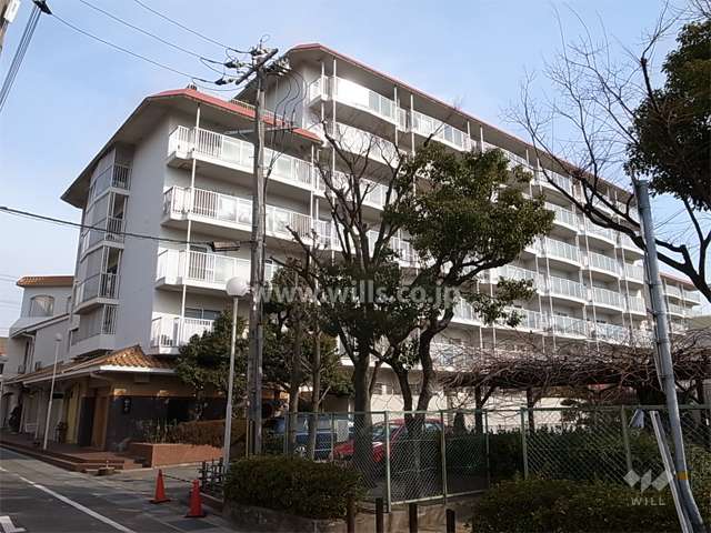 ローズハイツ夙川の外観（南西側から）