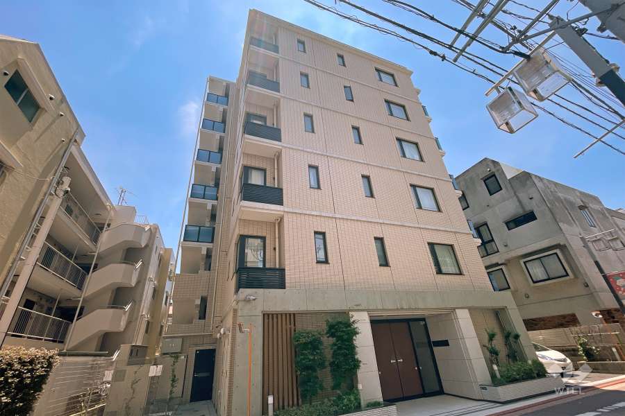 エクセレントシティ大森町駅前の外観（北東側から）