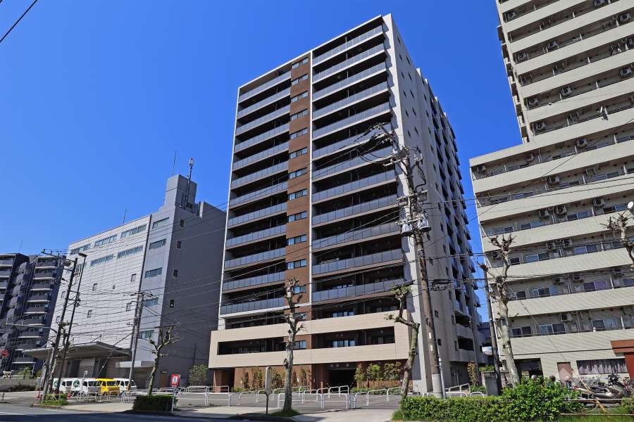 イニシア大森N’sスクエアの外観(北東側から)