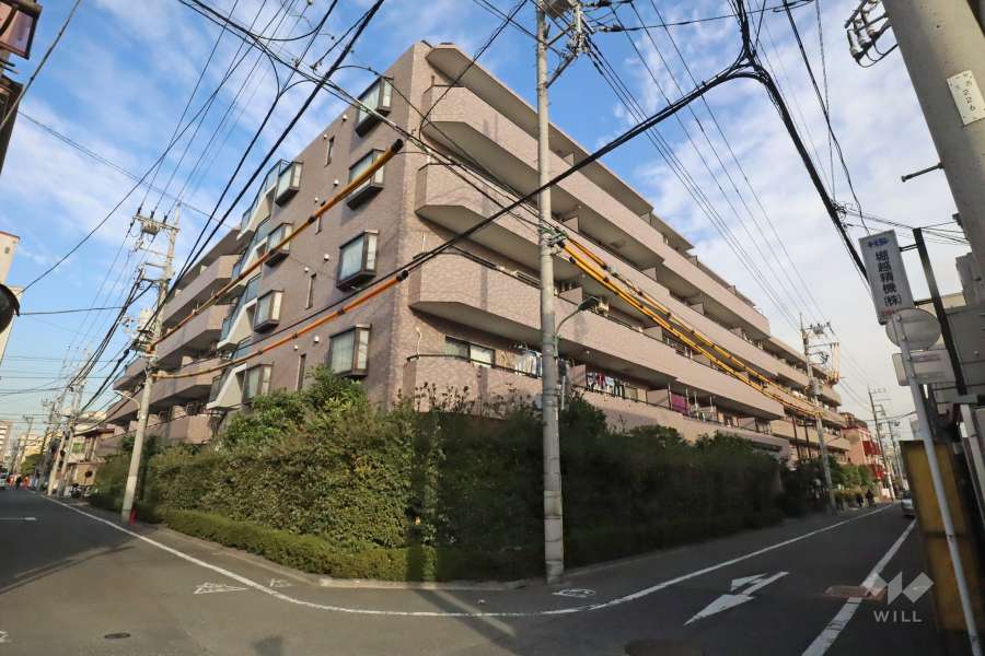 クレッセント大森3の外観（南西側から）