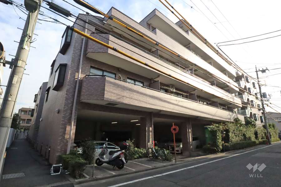 クレッセント大森3の外観（北西側から）