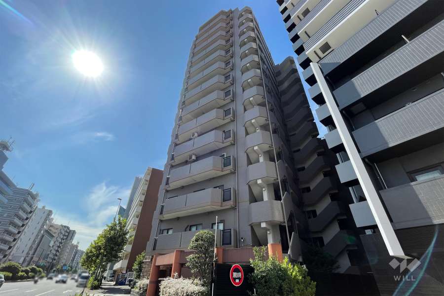 マイキャッスル大森町エクセレントステージの外観（北東側から）