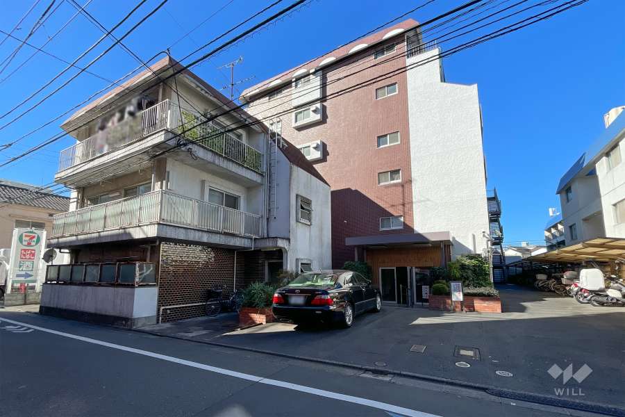 大森フラワーマンションの外観（北東側から）　　