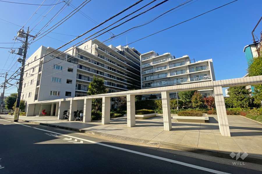 シティテラス大森西の外観（北東側から）