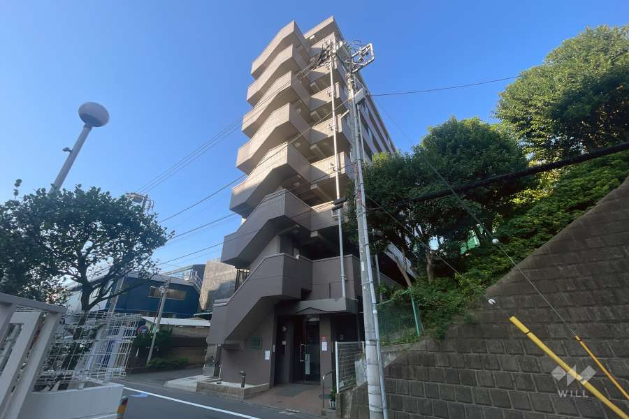 クィーンシティ大森の外観（北東側から）