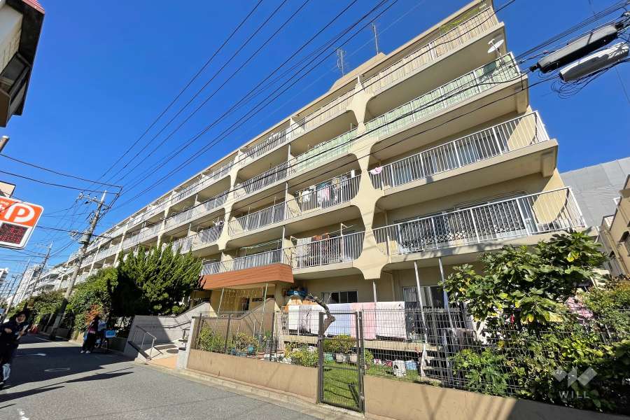 大森第3スカイハイツの外観（南東側から）