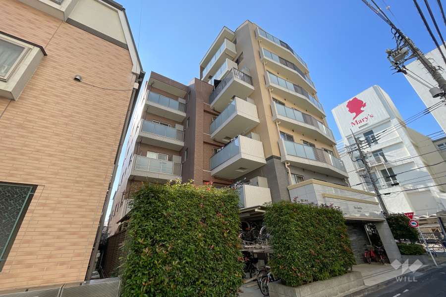 ミオカステーロ蒲田の外観（北東側から）